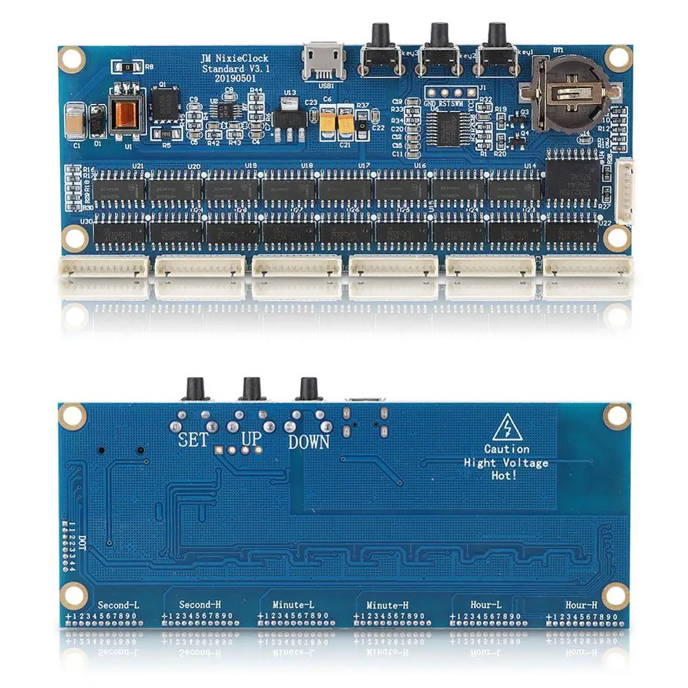 Hot DIY IN14 PCBA Digital Clock Kit 11V-13V Module Board with Flat Cable | Компьютеры и офис