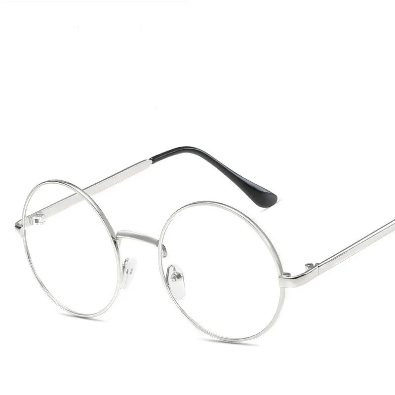 2018 женские и мужские очки в оправе из розового золота круглые винтажные унисекс