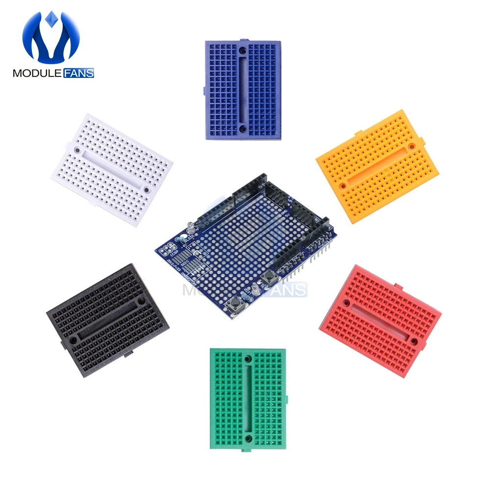 Proto защитный Прототип платы расширения SYB-170 Mini паяльная макетная плата для Arduino R3