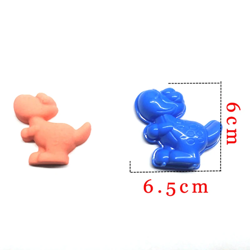 8 шт. 6 см EVA динозавр замок песок слизи глина детская развивающая игрушка форма