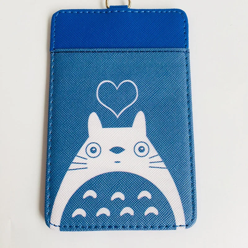 IVYYE 1 шт. Totoro No face Man аниме, плюшевая визитница из искусственной кожи с мультяшным рисунком, Кредитные ID Сумки, кошелек для монет и автобусов, подарки для девочек, новинка - Цвет: see chart