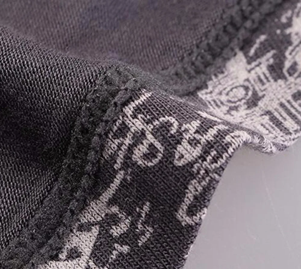 2019 Men's Printing Color 4Pcs/lot Men Comfortable U Convex Breathable Wide Belt  Boxer Man Cotton Boxer Shorts