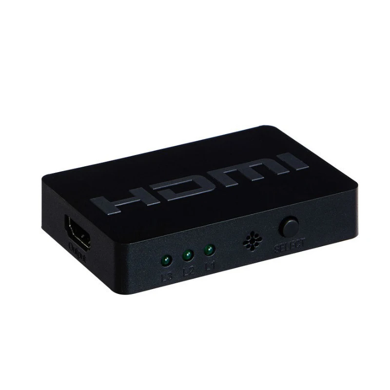 Мини HDMI Совместимость коммутатор 3 Порты и разъёмы концентратор Box