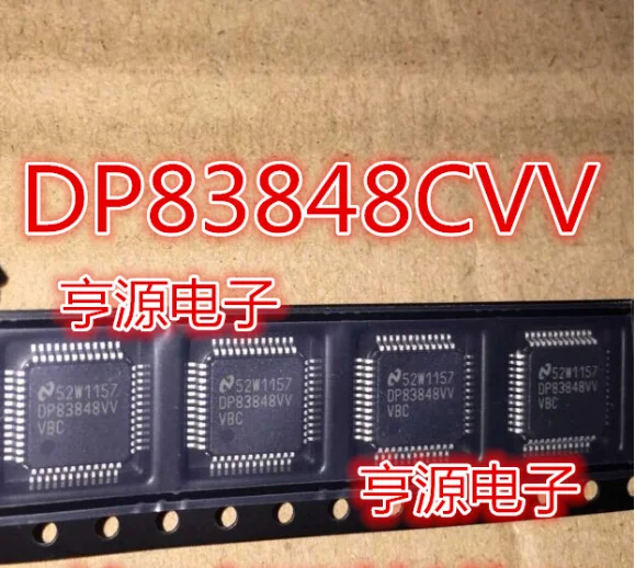 

10 шт./лот DP83848CVV DP83848VV DP83848IVV TQFP-48