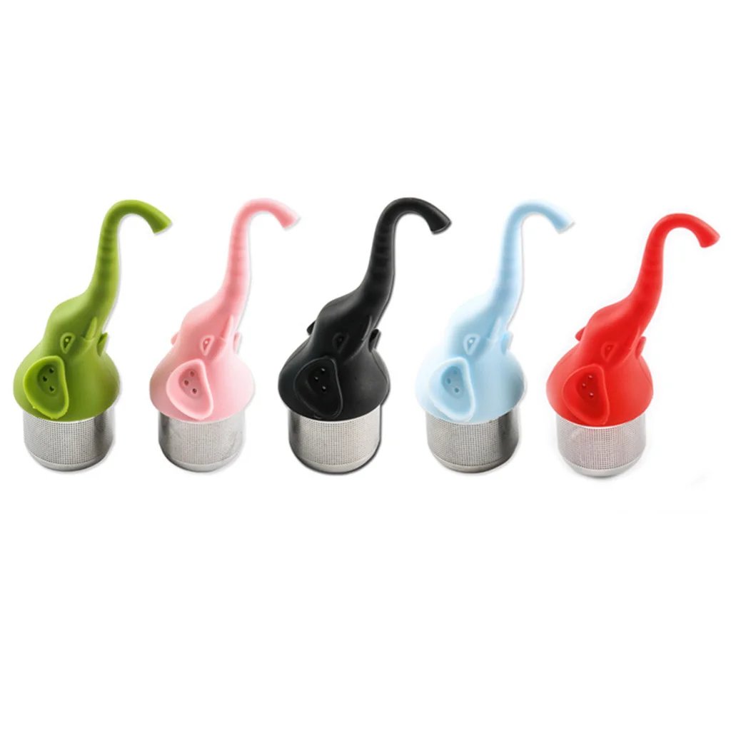 Ситечко для чая со слоном зеркальный фильтр чайной ложки ситечко заваривания