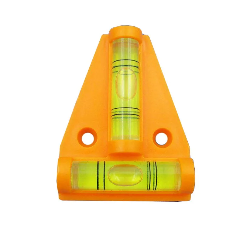 1 шт. пластиковая Т образная пузырчатая треугольная оранжевая акриловая линейка