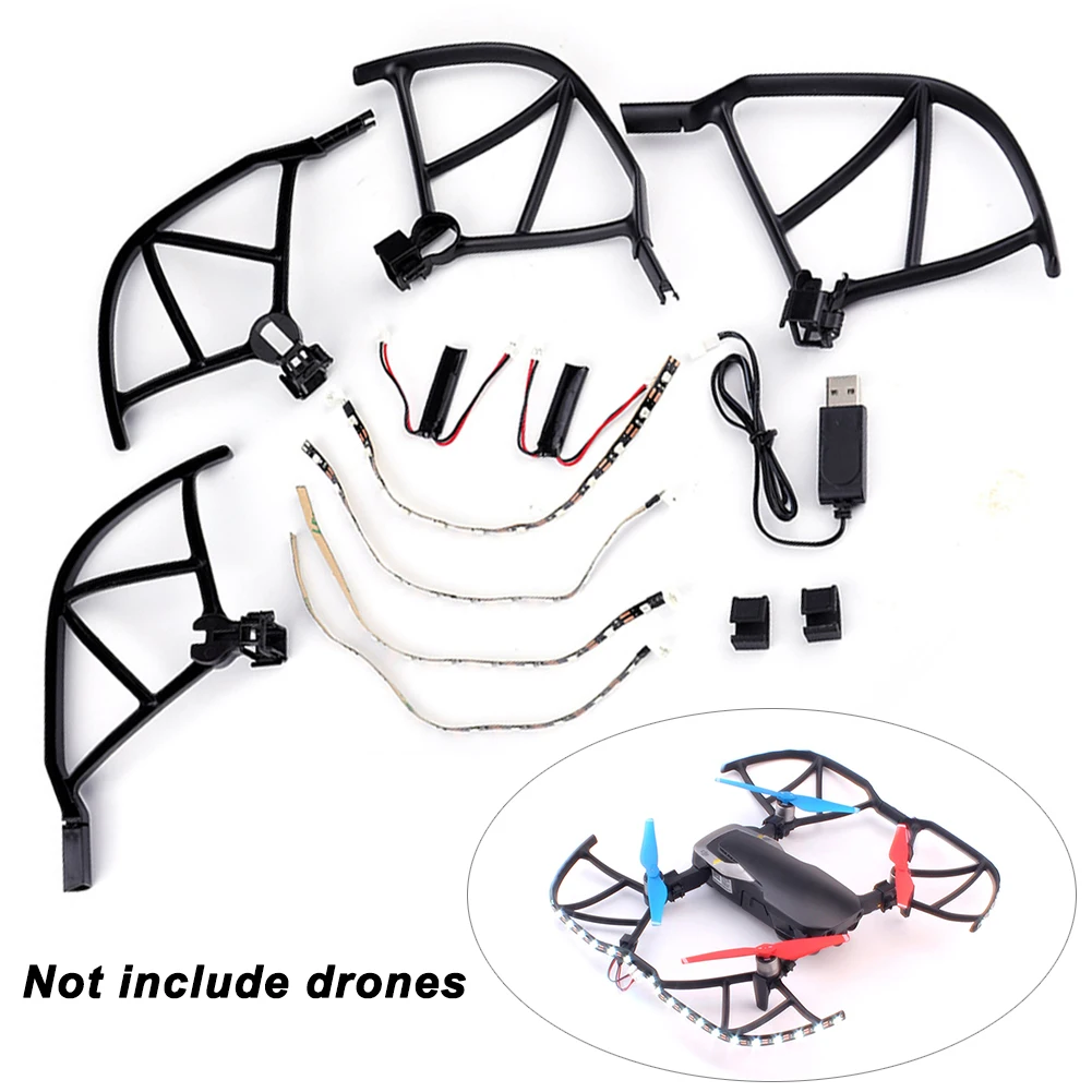 Легкий Пропеллер Защита безопасный светодиод легко монтируется usb зарядка Дрон