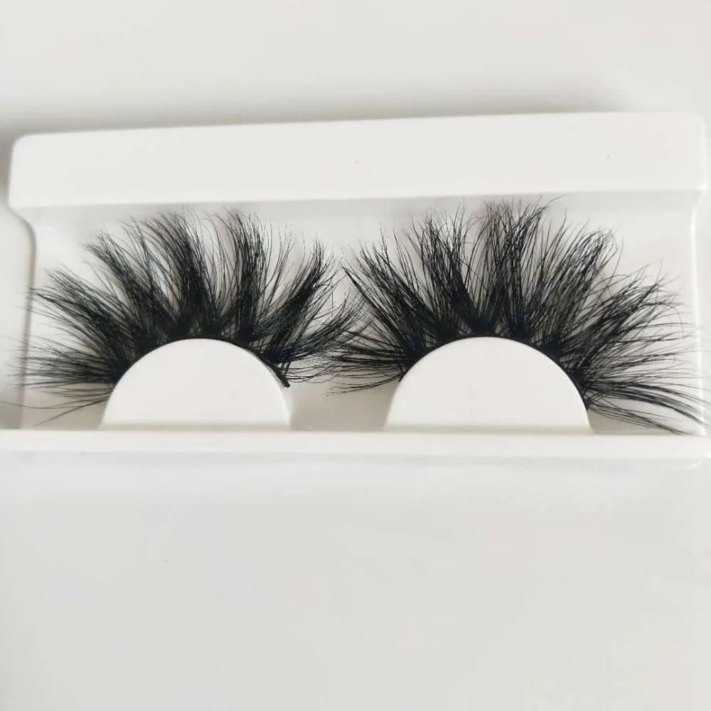 DEEP EYES 10 пар 10 boxesExtra длинные 25 мм норковые ресницы 3D норковые ресницы ручной работы
