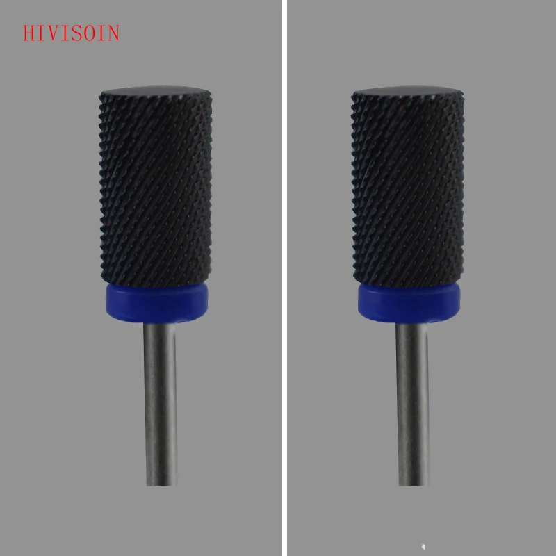 

2 Pcs/Lot Black Ceramic Nail Drill Bit - Lager Barrel Bit - M (1082.066)