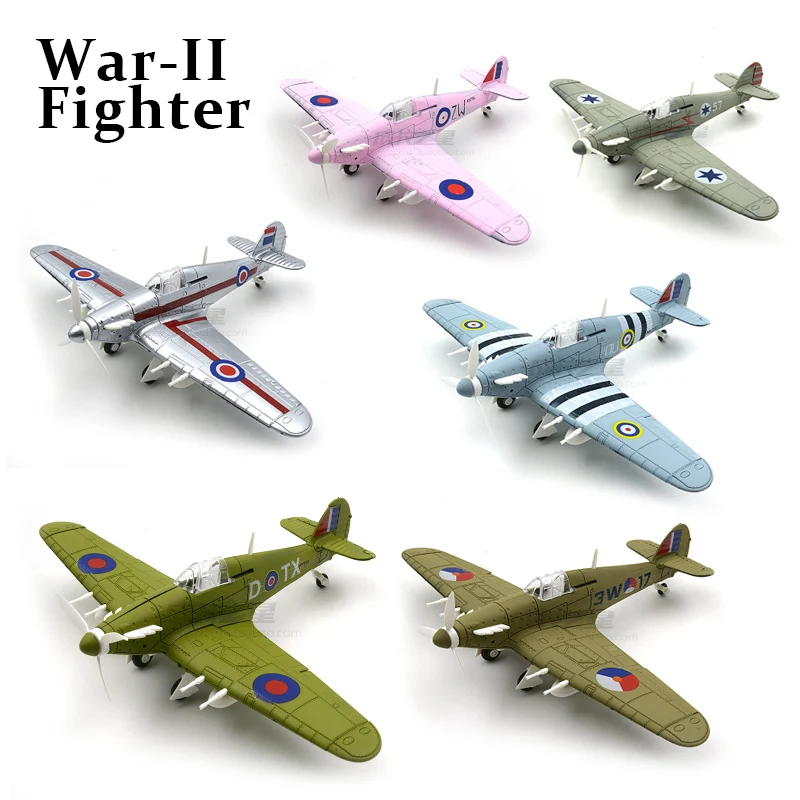 6 цветов 1/48 4d сборная военная модель игрушки строительные наборы Самолет BF-109 истребитель литье под давлением военный самолет II