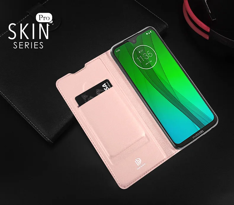 DUX DUCIS из искусственной кожи чехол-бумажник чехол для Moto G7 роскошный флип-чехол с отделением для кредитных карт чехол для Motorola Moto G7 Plus G 7 G7Plus 6,2 дюймов Hoesje