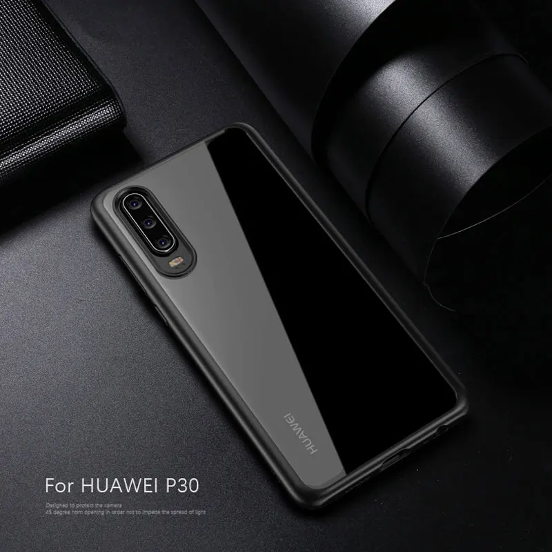 Тонкий прозрачный чехол с защитой от царапин для Huawei P30 P30pro P30lite Роскошный деловой