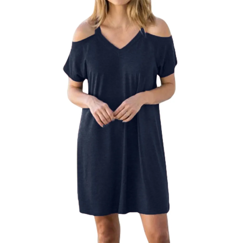 Женское платье на бретельках FREE OSTRICH повседневное однотонное короткое до колена