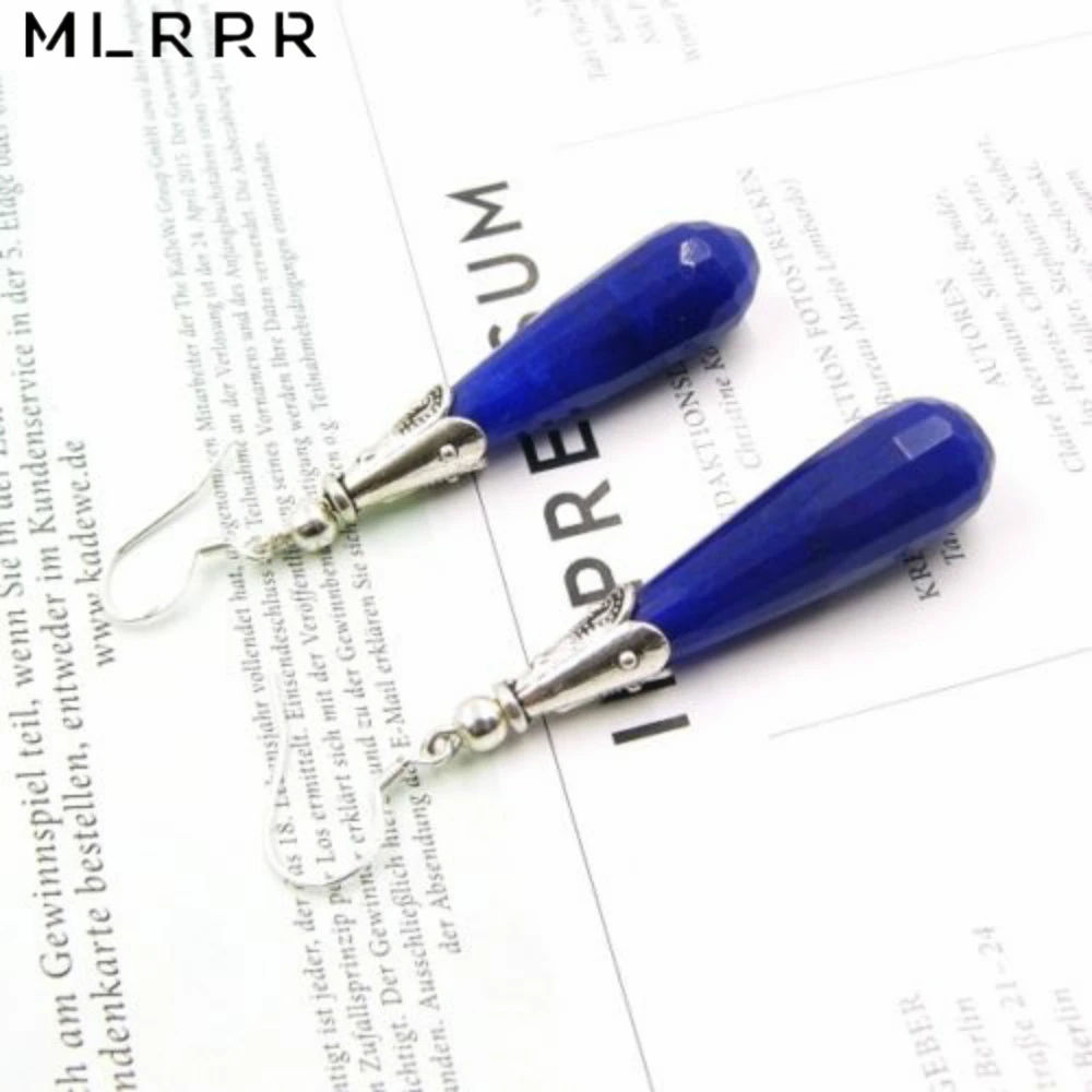 Винтажные классические ювелирные изделия из натурального камня Длинная