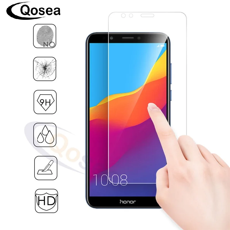 Qosea для huawei Honor 7C Защитная пленка экрана 9 H Взрывозащищенная прозрачная