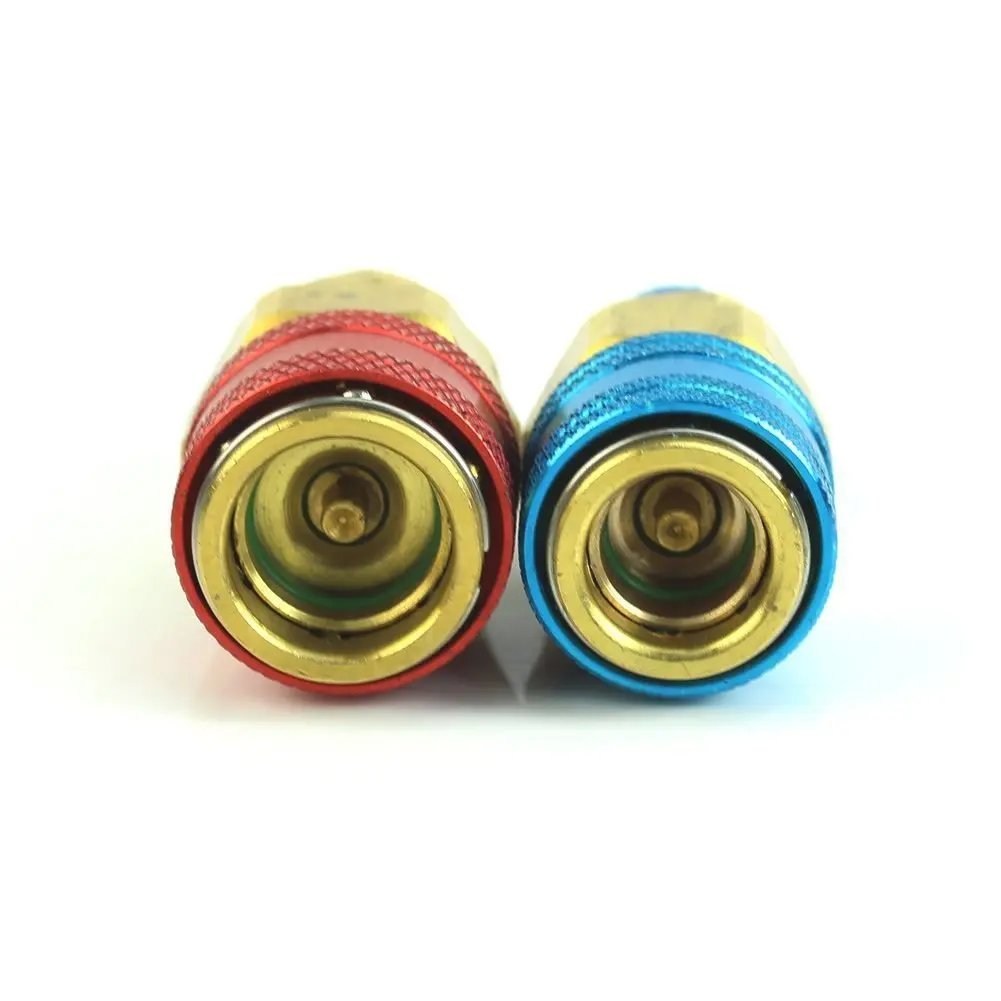 2 шт. Авто быстрой смены навесного оборудования латунь Разъем адаптеры для сим