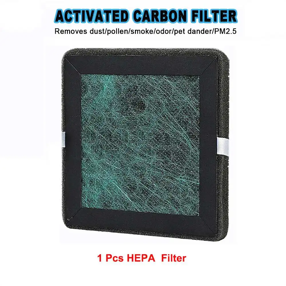 1 pcs HEPA Filter AUGIENB мини-Воздухоочистители 3-в-1 фильтр Мульти-функция отрицательных ионов 5 часов времени свежий коптильня для рабочего стола, очиститель воздуха для дома - Цвет: 1 pcs HEPA Filter