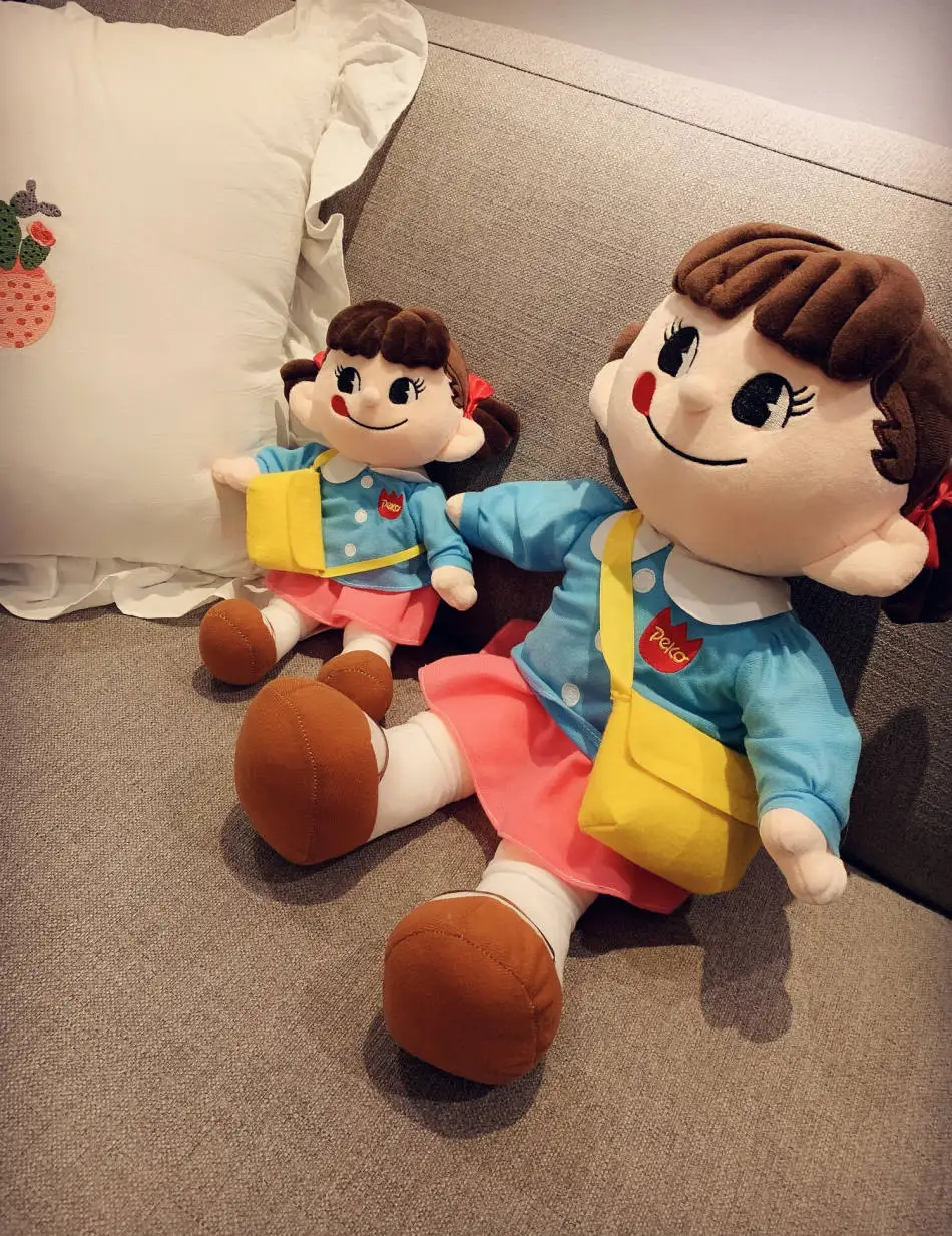 Японское аниме fujiya Peko girl plsuh игрушка kawaii мультипликационный персонаж кукла