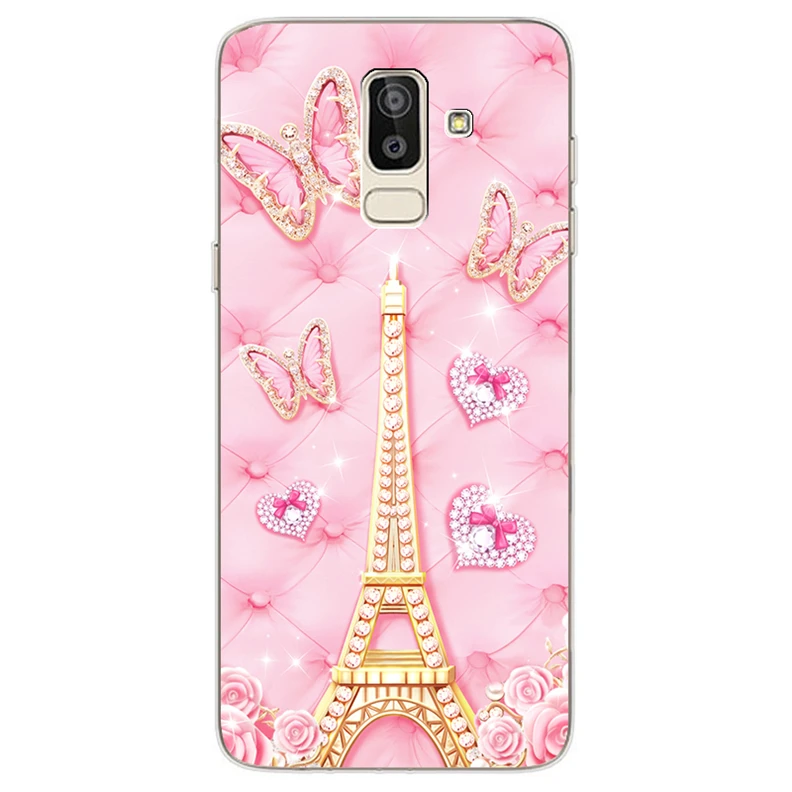 Для Samsung Galaxy J6 J4 J8 A6 A8 2018 Чехол Мягкий силиконовый чехол для J A 4 6 Plus 8 j 400 415 610 600 810 530 F