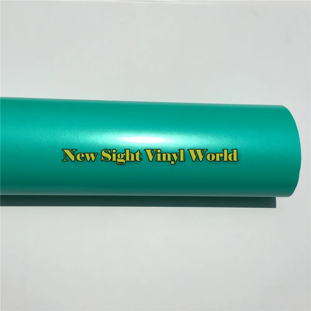 Лучшее качество металлическая виниловая пленка Robin Egg с голубым жемчугом без