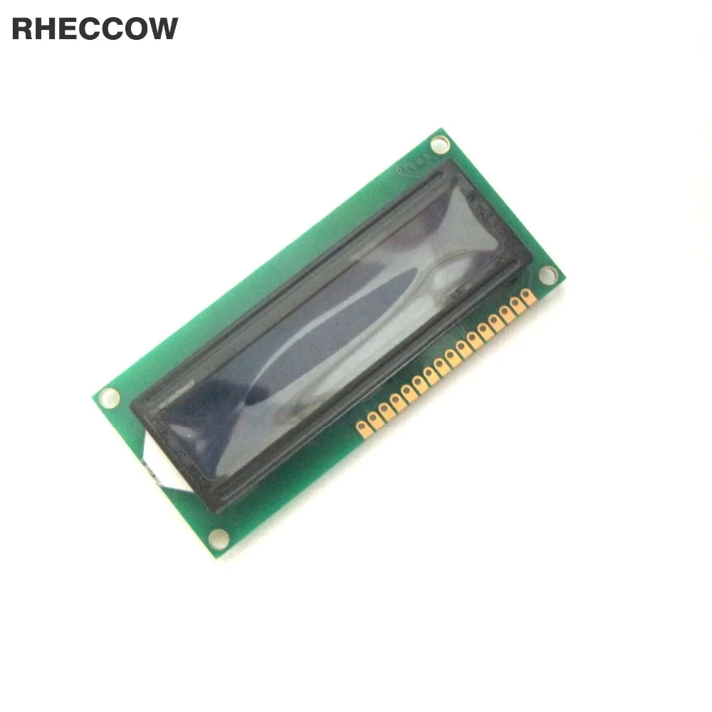 ЖК-модуль RHECCOW 5 В 1601 16X1 16*1 80*36 символов LCM синий черный свет белый символ для raspberry pi
