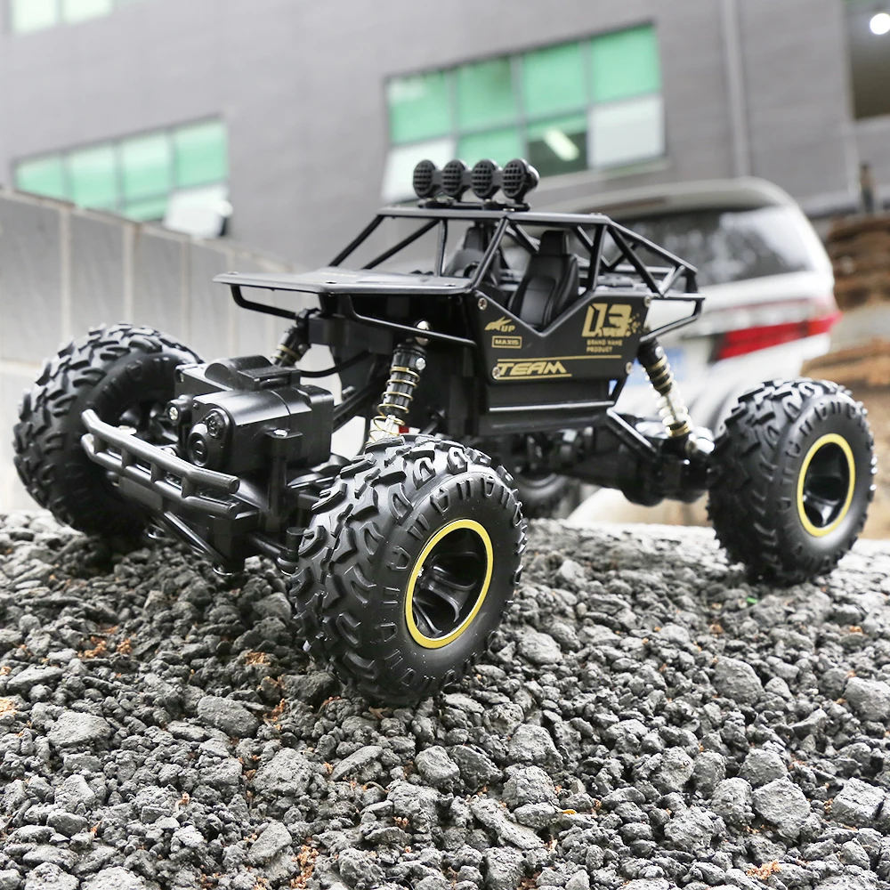 1/16 RC автомобиль 4WD альпинистский автомобиль Рок Гусеничный 4x4 Двойной Мотор привод Bigfoot автомобиль пульт дистанционного управления модель автомобиля oys для мальчиков детей
