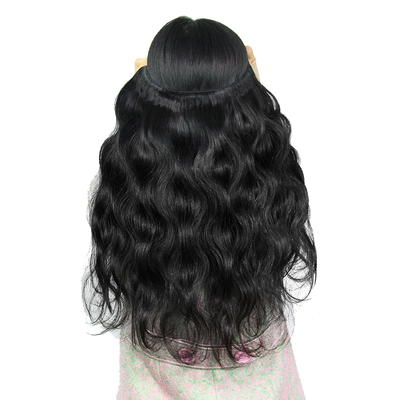 Бразильские волосы remy, волнистые, 1 шт., человеческие волосы, пряди 8-30 дюймов, двойной уток, натуральный цвет, можно окрашивать
