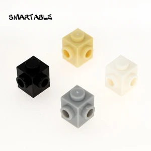 Специальный технический кирпич Smartable, 1x1 со шпильками на 2-х сторонах, строительные блоки, детали, игрушки для детей, совместимы с 26604 100 шт.лот