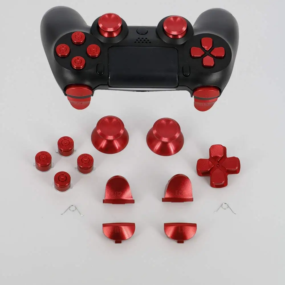 Полностью алюминиевые металлические кнопки для контроллера PS4 аналоговые стики