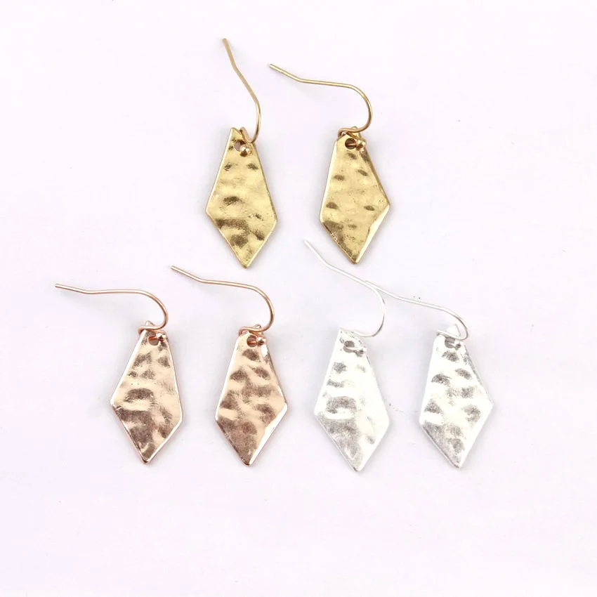 MATTED GOLD Jewelry Gia висячие серьги филигранные кованые металлические абстрактные
