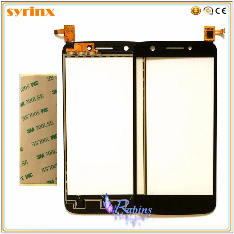 SYRINX 3M лента 5," сенсорный экран для Prestigio MultiPhone PAP5508 PAP 5508 сенсорный экран Duo Переднее стекло дигитайзер панель
