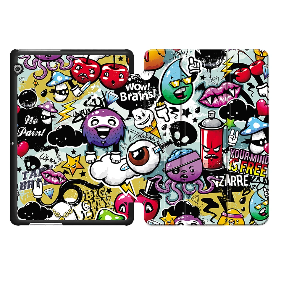 HW03 MTT защитный чехол для huawei T3 10 AGS-L09 L03 Honor Play Pad 2 9,6 дюймов Тонкий чехол из искусственной кожи с откидной крышкой и подставкой чехол для планшета - Цвет: HW03