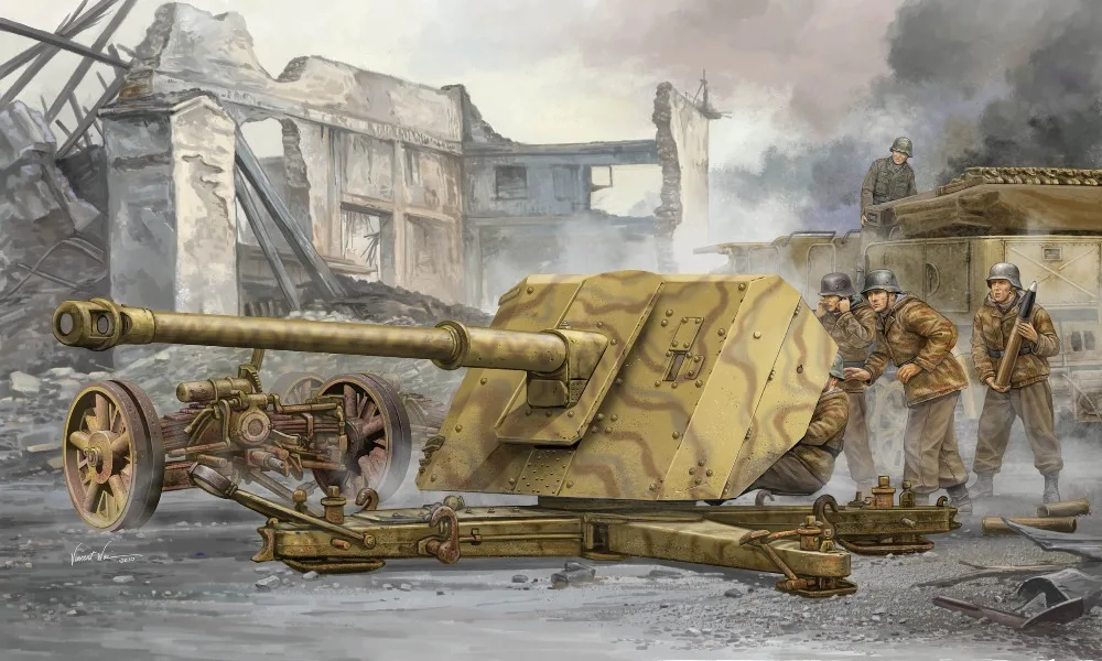 

Trumpeter 02308 1/35 немецкий 88 мм PAK43