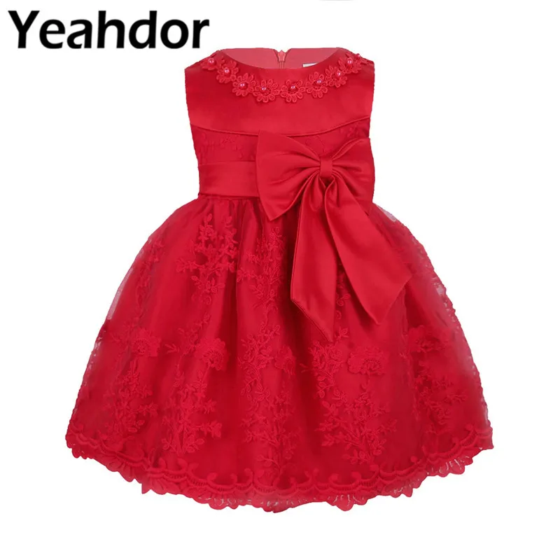 Детское платье для маленьких девочек Модное без рукавов с цветочной вышивкой