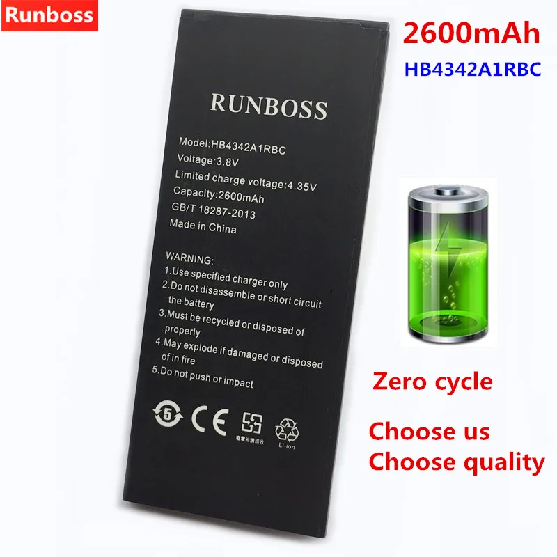 2600 мАч 100% оригинал HB4342A1RBC батарея для Huawei y5II Y5 II 2 Ascend 5 + Y6 honor 4A SCL TL00 5A LYO L21