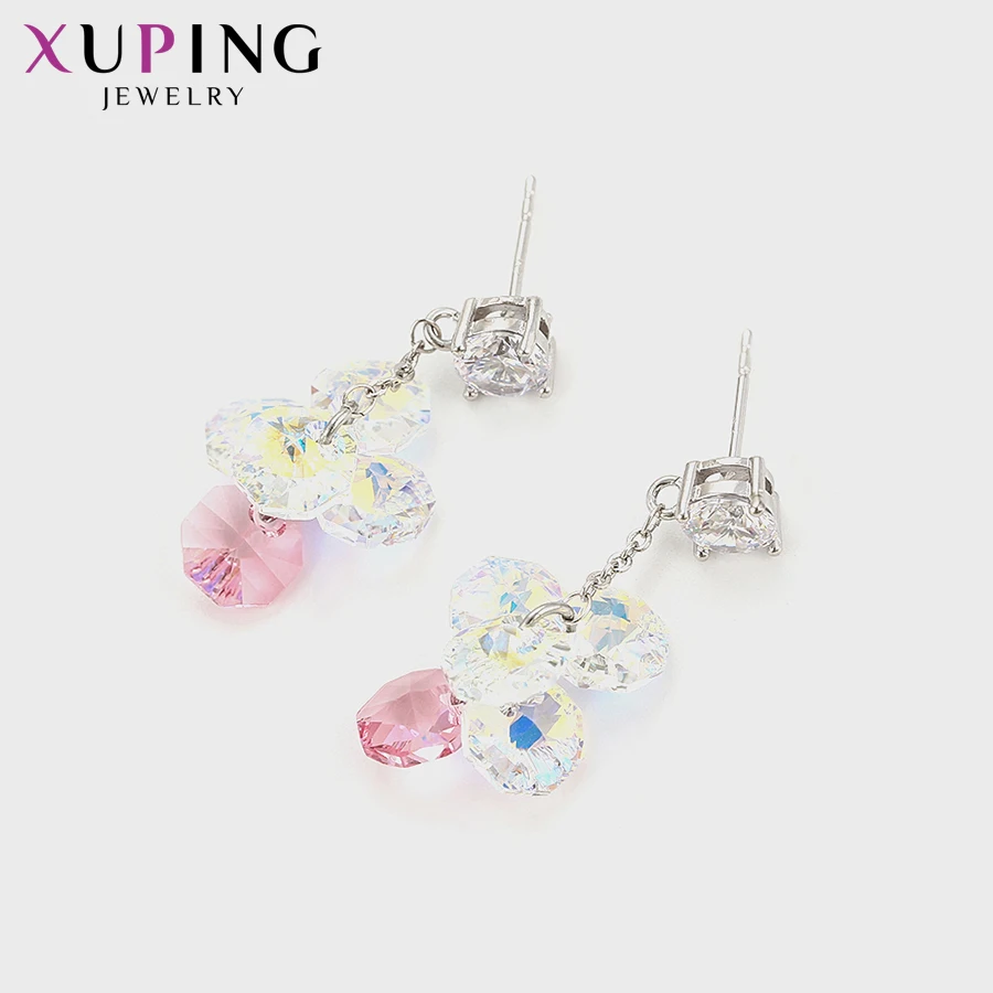 Xuping элегантные красочные серьги высокого качества Кристаллы от Swarovski для женщин темперамент дамы подарки M64-20307