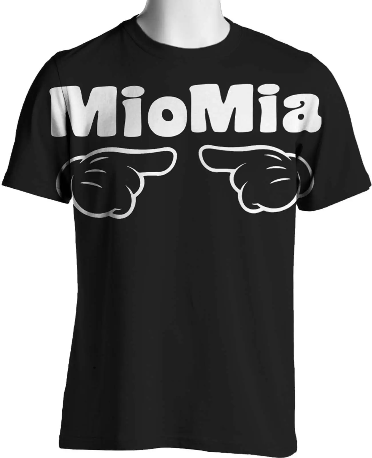 Испанская футболка одинаковые пары Mio Mia мультфильм ручная унисекс размер от