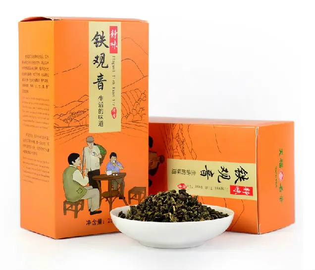 250 g анкси tieguanyin чай Лёгкие уголь запеченный оолонг чаи перевязка гуань инь health