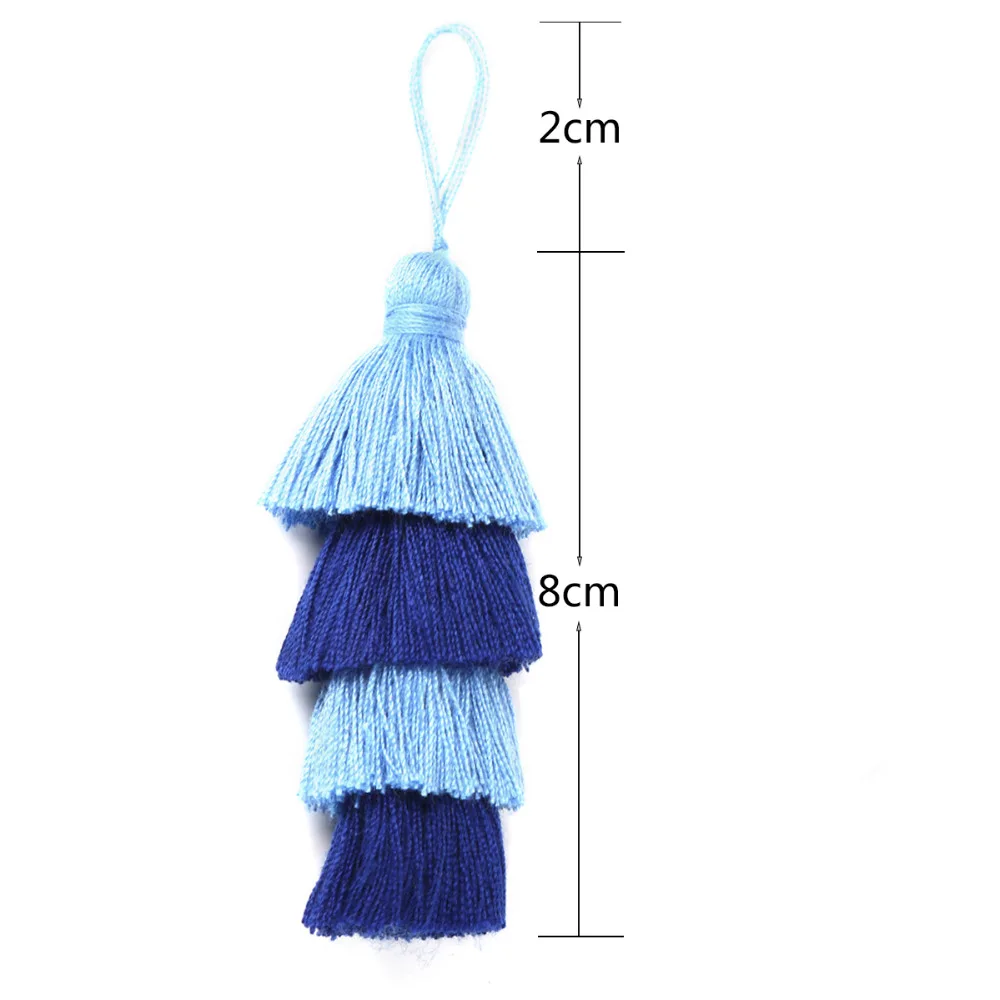 Три/четыре/пятислойные красивые модные хлопковые кисточки/Аксессуары для