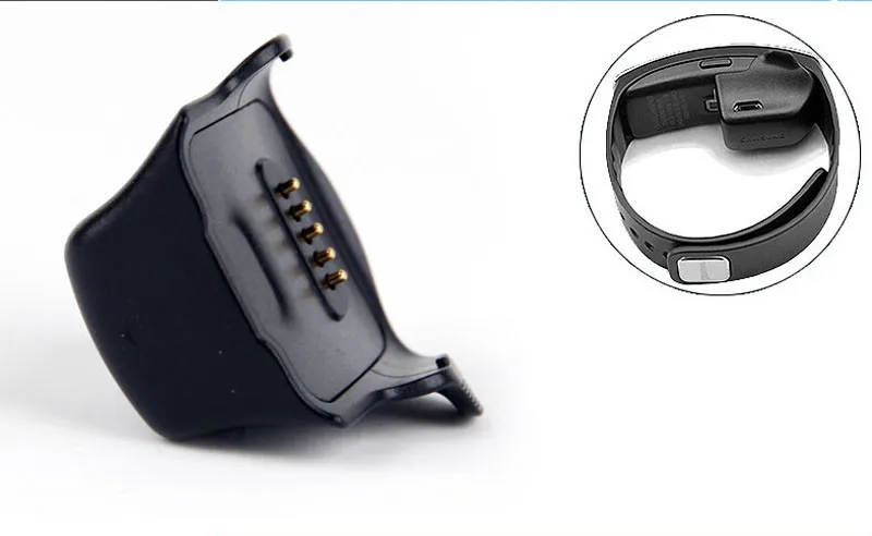 Зарядная док-станция для samsung Galaxy gear Fit R350 часы+ кабель+ ремешок на запястье умные часы Watachband Спортивные товары аксессуары
