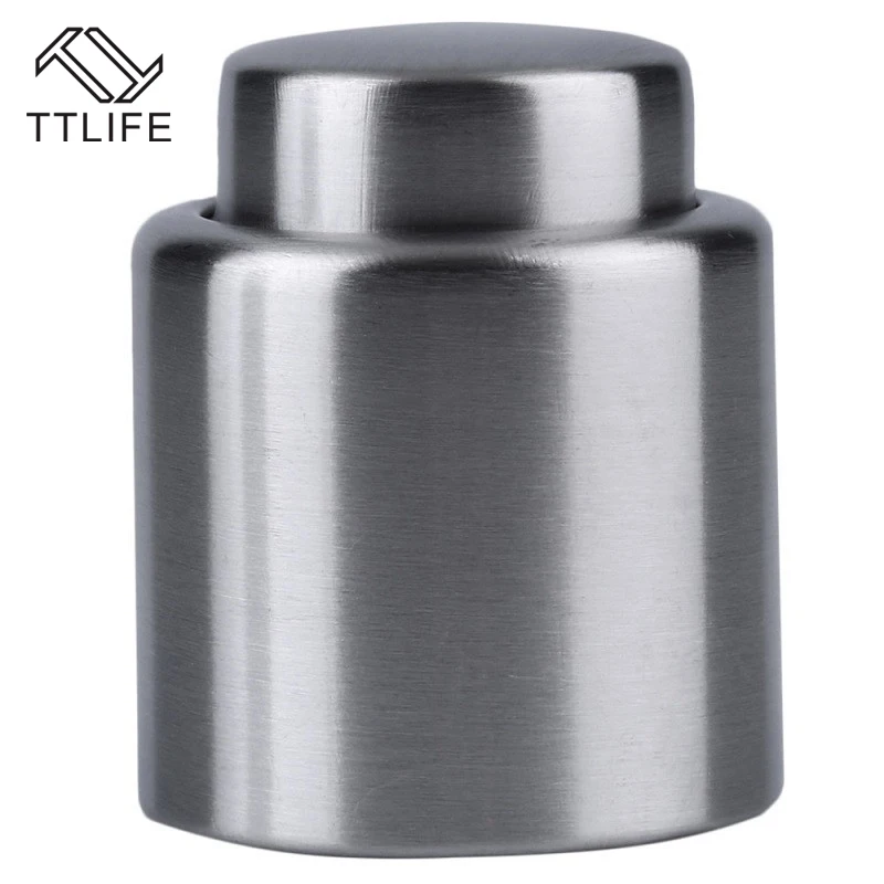 Пробка для бутылки вина TTLIFE из нержавеющей стали пробка ликера шампанского 1 шт. 4