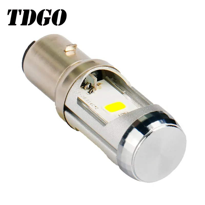 TDGO Led Motorcycle Headlight White Aluminum Light 2019 New Arrival H6 Low Bulb Lamp 12V LED Motor Headlamp 12v 6000K 1600Lm |