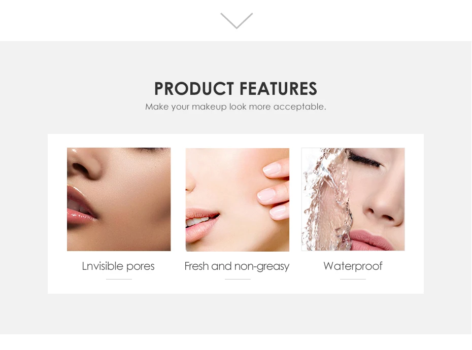 FOCALLURE Face натуральный макияж основа для макияжа лица масло для кожи-контроль лица Грунтовка водостойкая основа для лица Косметика
