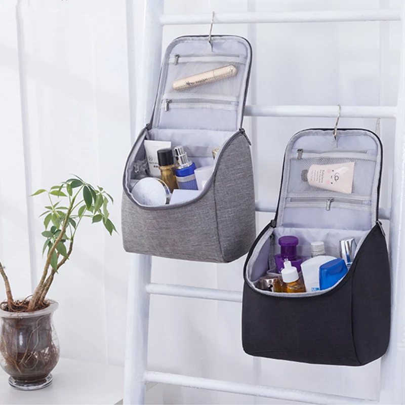 

RUPUTIN New Oxford Cloth Hanging Wash Bags Travel Organizer Cosmetic Storage Bags Portable Women Men Bathroom Wash Toiletry Kits