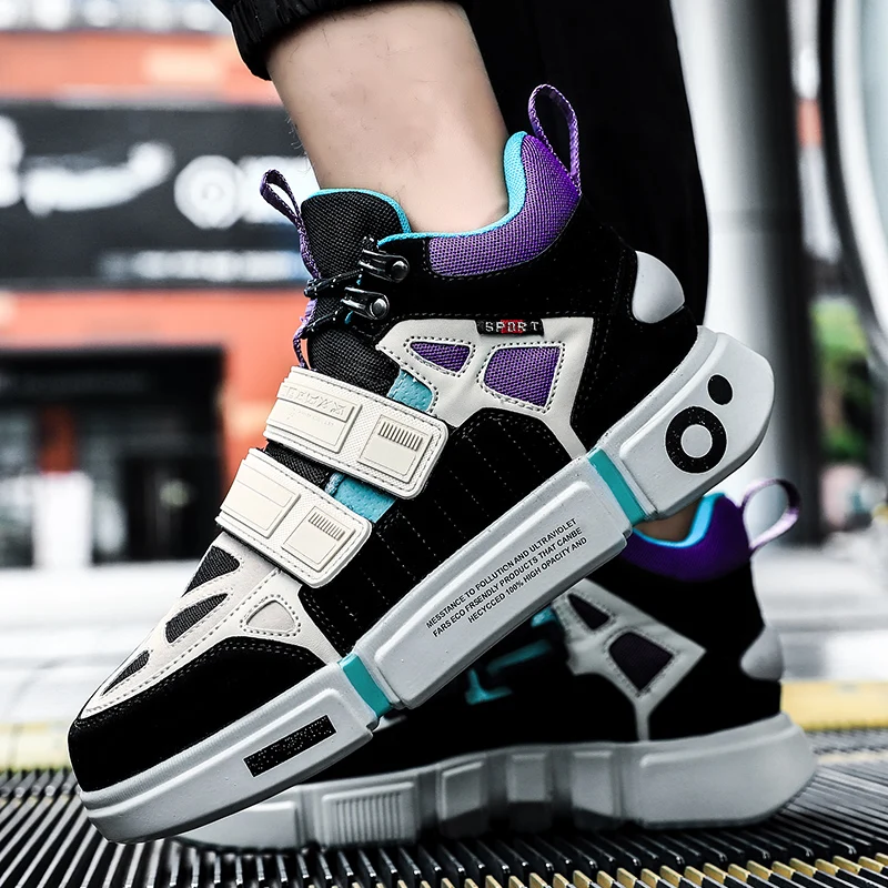 Новые стильные мужские кроссовки, дышащая Спортивная обувь для мужчин на толстой подошве, спортивная обувь, удобные кроссовки, размер 36-45, Zapatillas