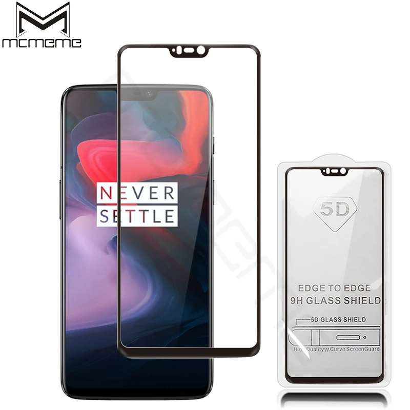 5D Полное покрытие закаленного стекла для Oneplus 6 5T 5 Клейкий защитный пленочный экран One Plus 3 Protective on.