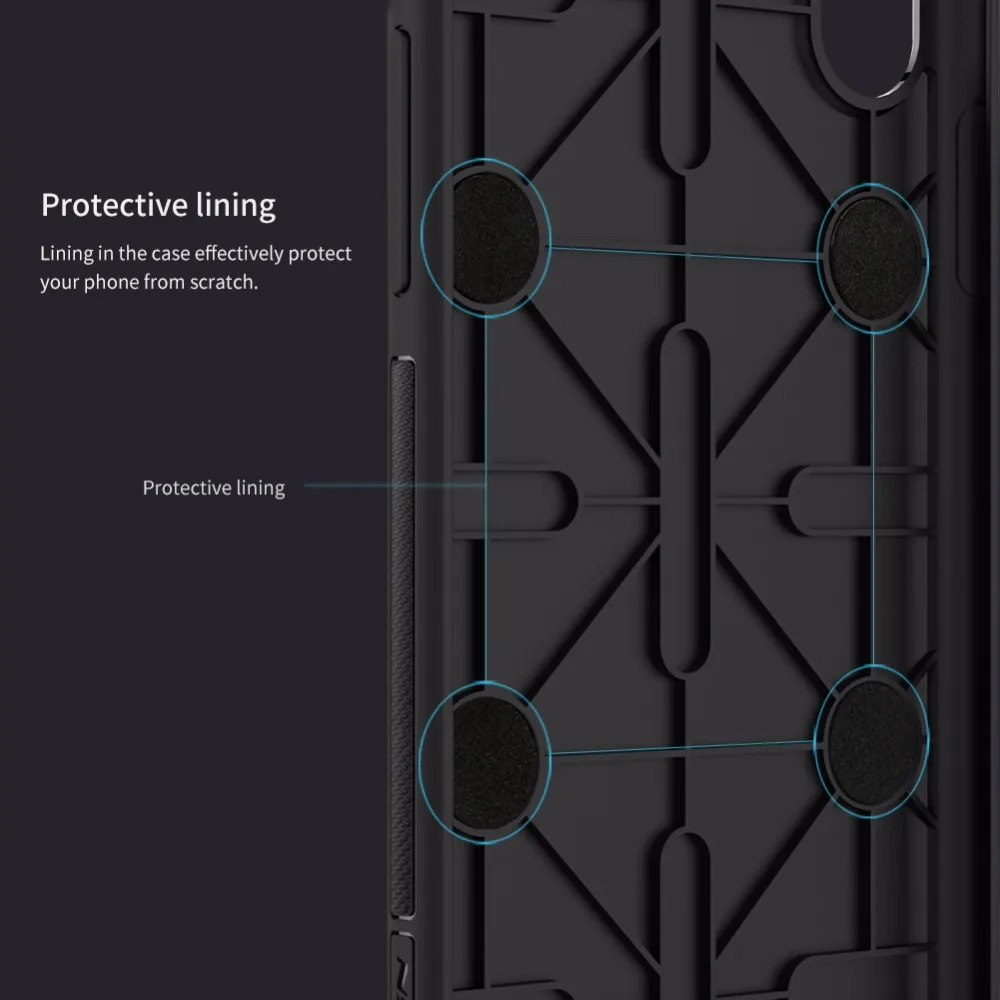 For iphone x luxury case Nillkin QI Wireless Charging Receiver Back Cover fit for Magnetic Holder 5.8 inch iphonex |