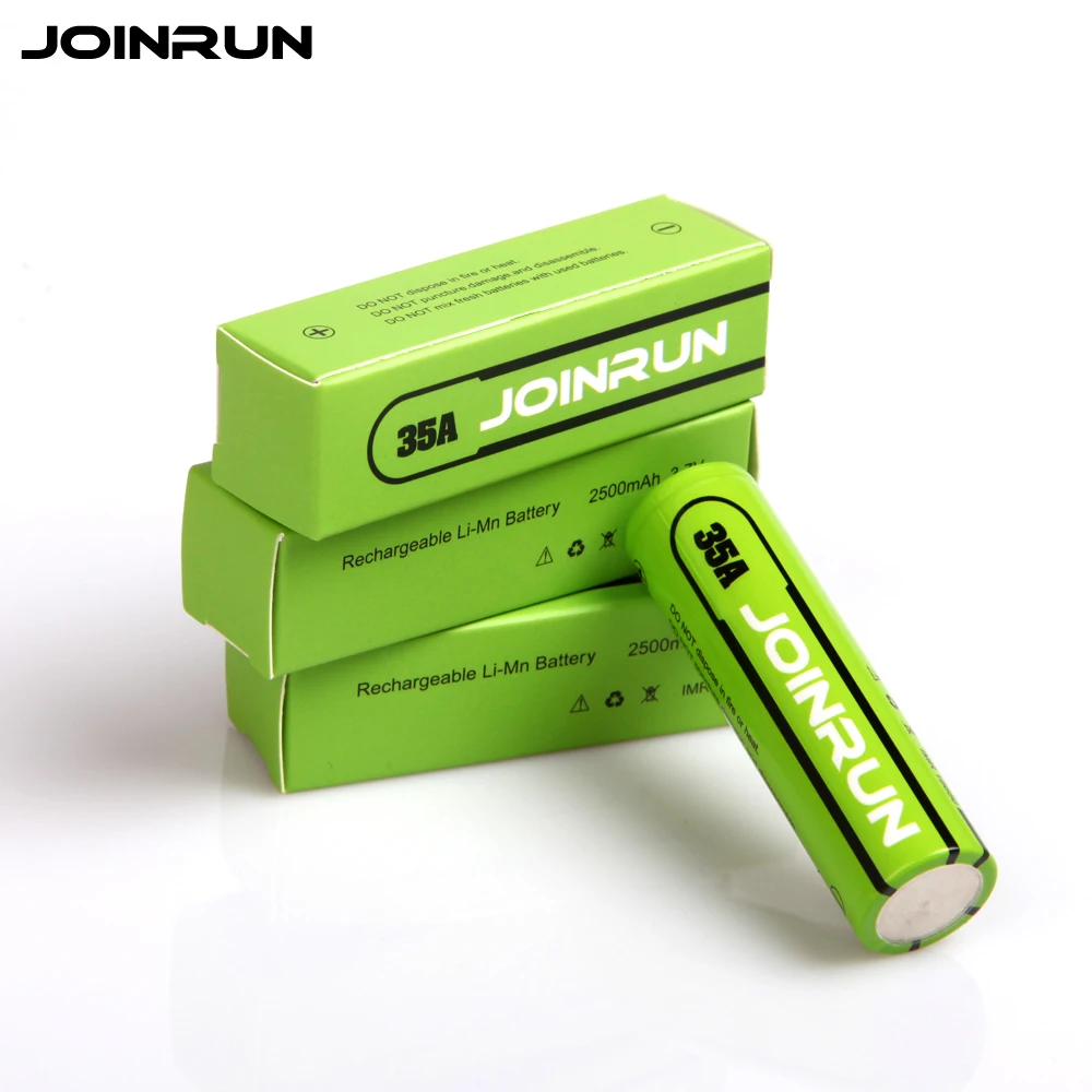 Литиевая аккумуляторная батарея Joinrun 18650 3 7 в 2500 мАч высокопроизводительная
