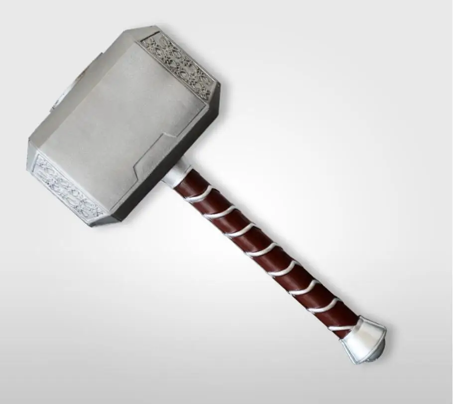 New 2019 Endgame 's Hammers Super hero Cosplay Superhero Weapon PU Props 44 cm 1: 1 Type |