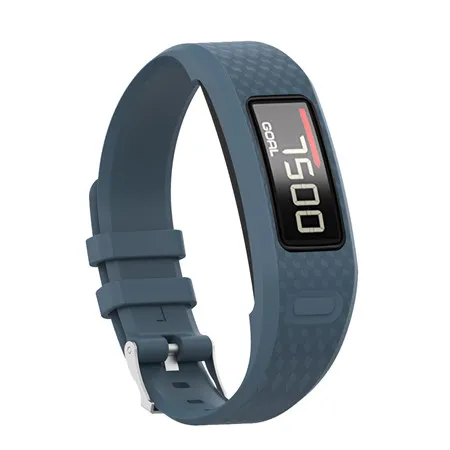 rock blue S/L Размер силиконовый ремешок на запястье сменный ремешок для часов Garmin Vivofit 1/Vivofit 2 для Garmin vivofit1 Vivofit2 браслет ремень - Цвет: rock blue